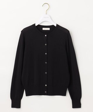 ANY SIS 【美人百花7月号掲載】ベーシッククルーネック カーディガン ブラック