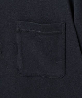 JOSEPH ABBOUD MOUNTAIN 【オーガニックコットン使用/JAPANファブリック】アウトドア ポロ ネイビー系