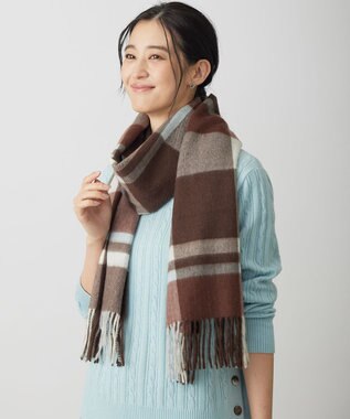 カシミヤチェック マフラー