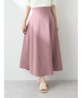 earth music&ecology バックレースアップスカート Pink