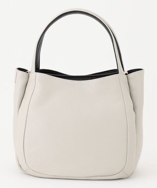 Y'SACCS シュリンクレザートート Sサイズ アイボリー