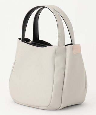 Y'SACCS シュリンクレザートート Sサイズ アイボリー