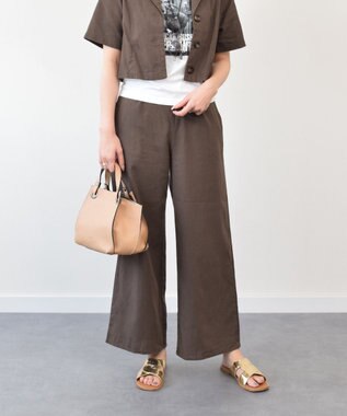 INTER-CHAUSSURES 【FABIO RUSCONI】スクエアトウフラットスライドサンダル ゴールド