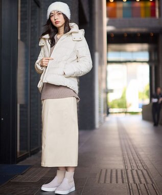 ANY 【フード取り外し可能】楽映えリッチダウン エクリュ