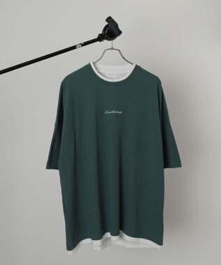 WEGO フクレジャガードフェイクレイヤードT（SS） グリーンその他