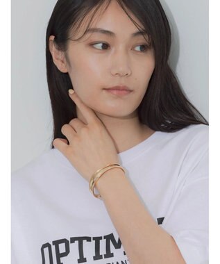 Te chichi ニュアンスメタルバングル《2026 SUMMER LOOK item》 ゴールド