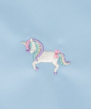 ANY KIDS 刺繍PC・タブレットケース サックスブルー×ユニコーン