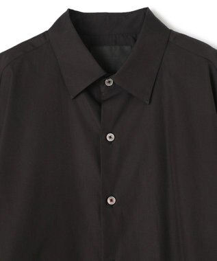 JOSEPH HOMME 【HIGH GRADE LINE】コットンポプリン  レギュラーカラーシャツ ブラック系
