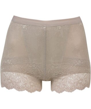 WACOAL オーバーパンツ ショート丈 ヒップアップで脚長シルエット ウエスト部分をすっきり見せる 一枚ばき可能 重ねばきにもおすすめ レディース GRC630 /ワコール チャコールグレー