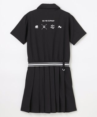 PW CIRCULUS 【WOMEN】ポロシャツワンピース ゴルフウェア レディース ブラック系