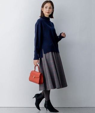 組曲 トップハンドルハンド バッグ オレンジ系