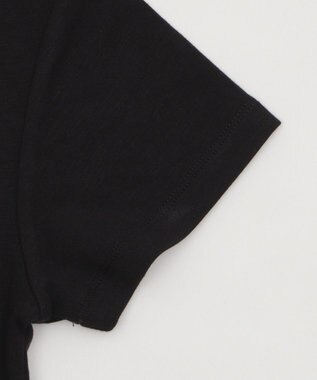 WEGO ベルトワンショルグラフィックちびT ブラック