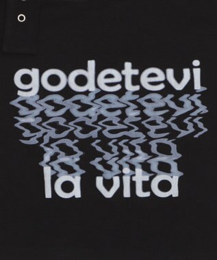 WEGO ベルトワンショルグラフィックちびT ブラック