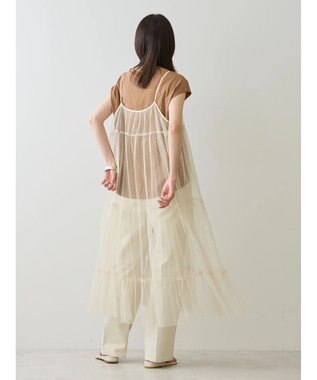 AMERICAN HOLIC チュールキャミワンピース Ivory