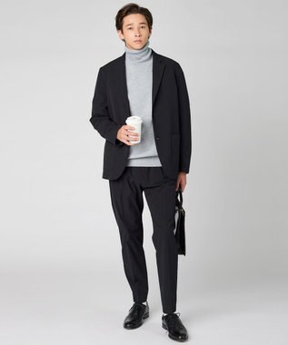 UNFILO MENS MOVE TEX タートルネック ニット グレー系