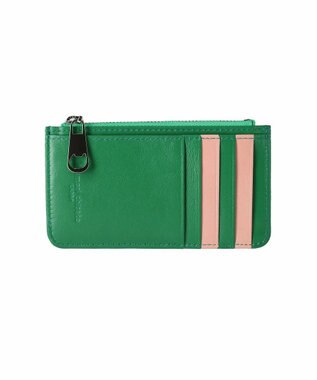 tsumori chisato CARRY tcパッチワーク カードケース フラグメントケース ミニ財布 グリーン