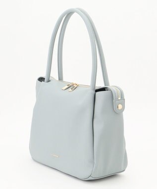 LA BAGAGERIE ブリッジトートバッグ Mサイズ ライトブルー