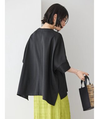 AMERICAN HOLIC 接触冷感ポンチョシルエットポンチプルオーバー Black