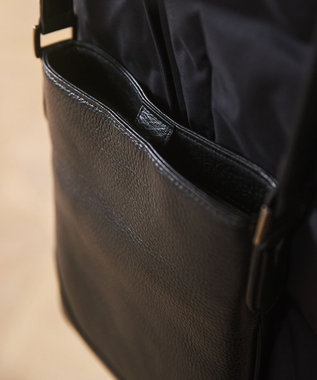 GOTAIRIKU 別注/日本製【PELLE MORBIDA×GOTAIRIKU】レザー ショルダーバッグ ブラック系