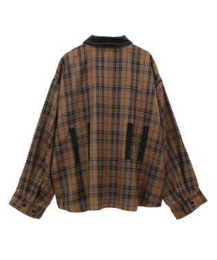 Green Parks ウエストタック２ＷＡＹシャツブルゾン Brown