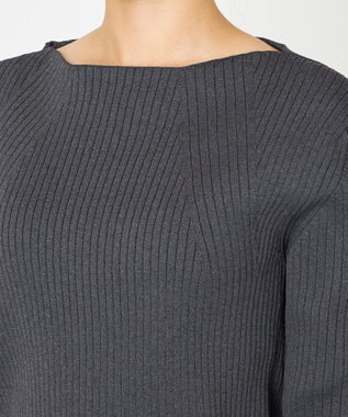 NAVE 【ReNAVE・洗える】スポンディッシュワイドリブワンピース グレー系