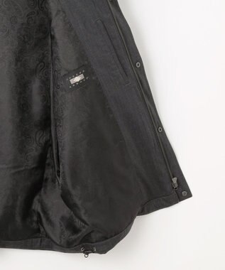 JOSEPH ABBOUD 【フード取り外し可】ライトメリノダウン ブルゾン グレー系