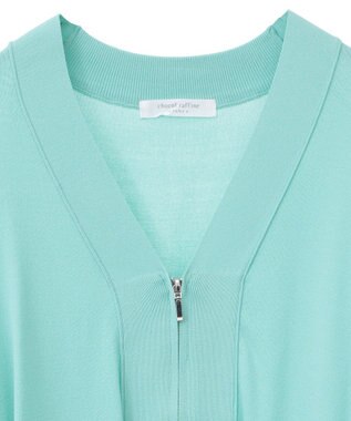 Green Parks フロントＺＩＰニットカーディガン Green