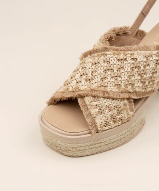 gaimo 【GAIMO/ガイモ】クロスヒールサンダル/COCOA ベージュ