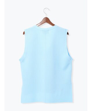 Te chichi Vネックニットベスト サックスブルー