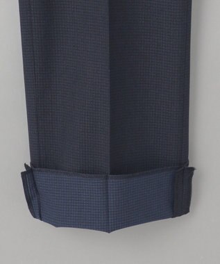 GOTAIRIKU 圧倒的清涼感・８つの機能美【接触冷感/通気性/軽量/撥水…等】クールドッツ セットアップパンツ_ヘリンボーンプリント（25年モデル） ネイビー_ヘリンボーン柄