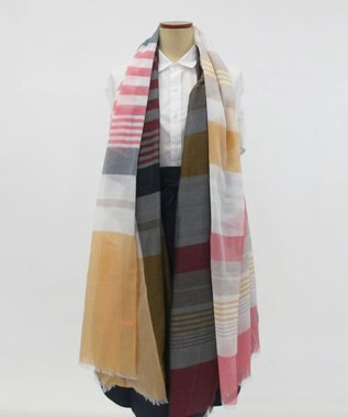 POLS 極細コットンストール Lサイズ オレンジ