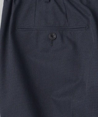 GOTAIRIKU 圧倒的清涼感・８つの機能美【接触冷感/通気性/軽量/撥水…等】クールドッツ セットアップパンツ_ヘリンボーンプリント（25年モデル） ネイビー_ヘリンボーン柄