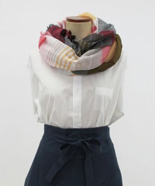 POLS 極細コットンストール Lサイズ オレンジ