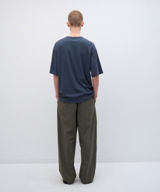 ATON LIGHT TC GABARDINE | ウォッシュドワイドパンツ - UNISEX KHAKI