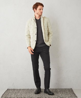 JOSEPH ABBOUD 【インナーダウンとしても対応可】ポケッタブル２WAYストレッチダウン ブルゾン アイボリー系