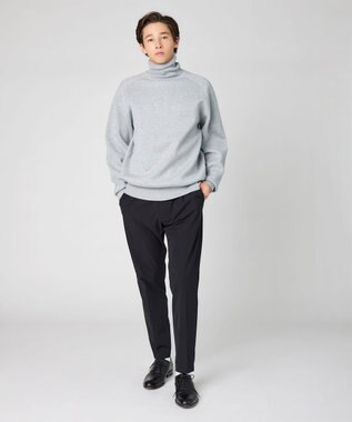 UNFILO MENS MOVE TEX タートルネック ニット グレー系