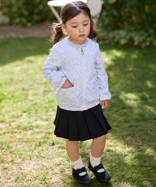 ANY KIDS シャカシャカ リバーシブルゾン サックスブルー