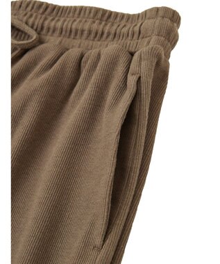 Green Parks ・ｓｗｉｎｇ　ｂｙ　リブカットソーイージーパンツ Khaki