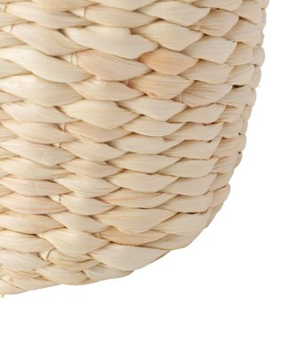 Maison de FLEUR 【2Way】フリルハンドルメイズリボン2Wayカゴバッグ Pink