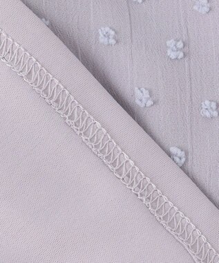 ANY SIS L 【美人百花6月号掲載】カットドビー ブラウス ラベンダー