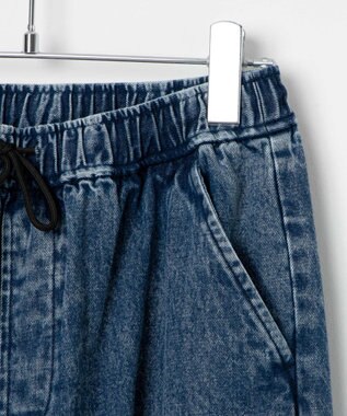 WEGO デニムパラシュートカーゴパンツ デニム中濃色