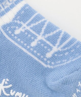 組曲 KIDS 【11-15㎝】スニーカー ソックス サックスブルー系