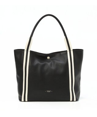 TOPKAPI 【TREASURE TOPKAPI】ソフトシュリンク テープコンビ A4 トート バッグ ブラック