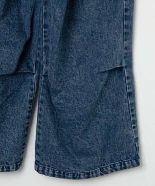 WEGO デニムパラシュートカーゴパンツ デニム中濃色