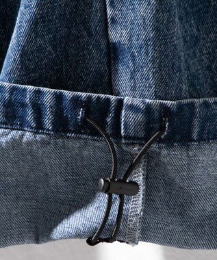 WEGO デニムパラシュートカーゴパンツ デニム中濃色