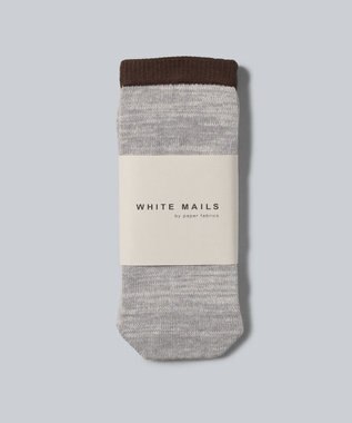 WHITE MAILS 【UNISEX】PAPER シークレット5本指ソックス グレー