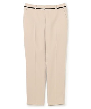 BEIGE， 【洗える・L-size】CINDY / クロップドパンツ Sand × Black