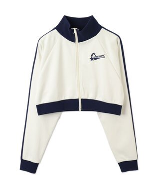 WEGO ロゴプリントトラックジャケット ネイビー