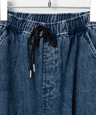 WEGO デニムパラシュートカーゴパンツ デニム中濃色