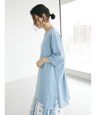 CRAFT STANDARD BOUTIQUE リングドットチュニック Sax